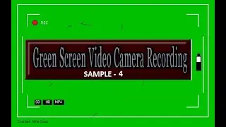 HQ - VHS - Black Scratch marks over Video - Chroma Green screen Effects