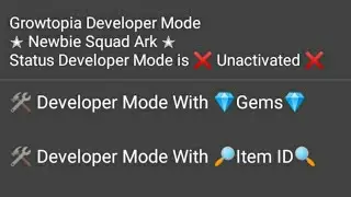 Script Growtopia Developer Mode - Script Game Guardian