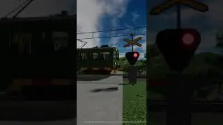 Automatic Trains of Robloxia 2: Ep3 train in railway crossing near Tinaoja station