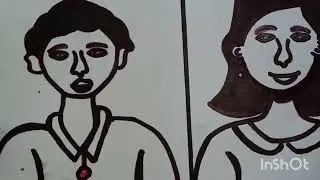 Easy Drawing On Boy And Girl