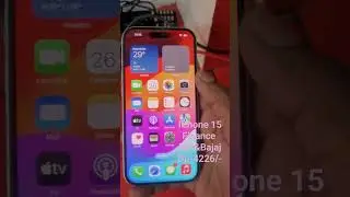 iPhone 15 128GB || Bajaj &Tvs || finance || DP-4226/-#iphone 15