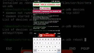 Adb & Fastboot Termux | How to install Adb Fastboot in Termux | Adb Fastboot without PC 