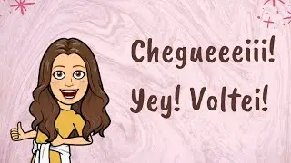 Estou voltando com os vídeos! 🎬