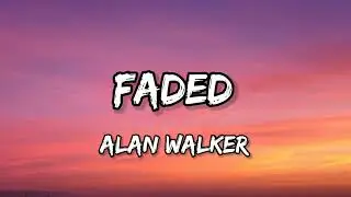 Alan Walker - Faded  Lyrics. #faded #alanwalker #alanwalkerfaded #fadedlyricsalanwalker