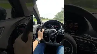 Audi RS3 Unitronic TTE777 E85 1/8 mile 6.3s no prep