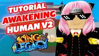 Cara Upgrade Race Human V2 di King Legacy #roblox #kinglegacy
