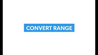 RGS Rebar - Detailing - Convert Range