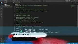 Python program to calculate area and perimeter of a  square and Rectangle | Code with jatin