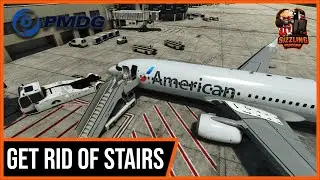 UPDATED - PMDG 737 Tutorial: How To Permanently Remove Stairs from Boeing 737 | 
