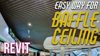 Create Baffle Ceiling in Revit | Easy Steps to Model.