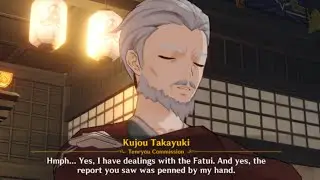 [Genshin Impact] Kujou Sara Confronts Kojou Takayuki about Their dealings with the Fatui
