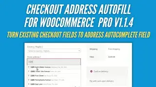 Turn Existing Checkout Field into an Address Autocomplete Field