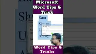 Ms Word Secret Trick #shorts #short #edit