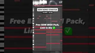 Rate This Melody 🔥 - Free EDM MIDI Pack  #musicproducer #flstudio #edm