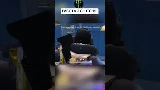 INSANE 1 V 3 CLUTCH!!!|MONSTER PUBG|,,,😁✅💛•#pubg #shorts #clutch