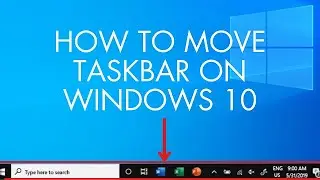 How to move Taskbar on windows 10 #taskbar #windows