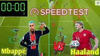 Mbappé Vs Haaland-Speed Test- Efootball