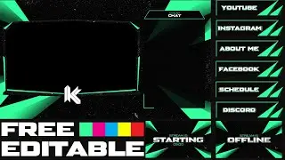Stream template animada gratis #1 + tutorial español