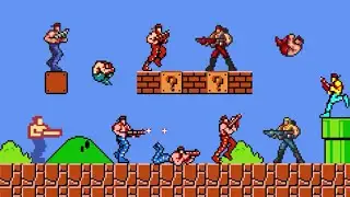 Super Mario Bros. Crossover - All Contra Characters & Skins