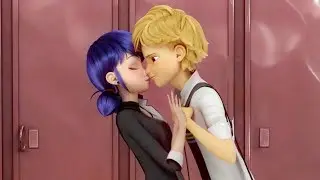 Вырезанная сцена из новой серии: поцелуй Маринетт и Адриана! Miraculous Ladybug Speededit - season 2