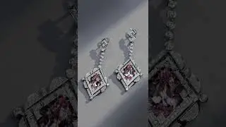 The "Kuala Lumpur" morganite earrings
