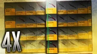 UNBOXING 4 KNIFE CASES!