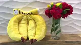 Мягкая игрушка Подушка Банан 29см