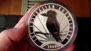 2009 10 oz silver kookaburra