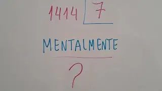 Dividir 1417 entre 7. Dividir por 7 a 1414