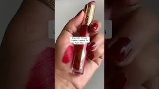 @CharlotteTilbury Lipblur  lipstick in Ruby Blur. Beautiful Red 💋#youtubeshort #beauty #lipstick