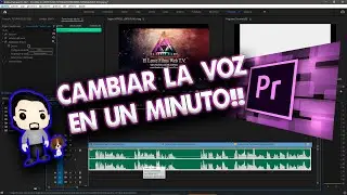 Cambiar la voz en Premiere en Un Minuto