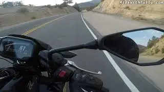 Angeles Crest Highway | 9 Mile | Upper Big Tujunga Canyon | 2021 Kawasaki Z650 | Evening Ride | 4K