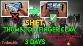 Shift From Thumb to 4 Finger Claw | Handcam Easy Setup | Gameplay | PUBG Mobile
