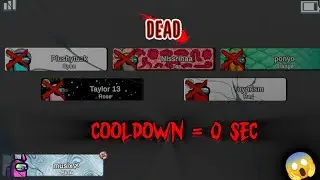🔥 Among Us Zero Cooldown: Intense 3 Imposter Gameplay!🗡️