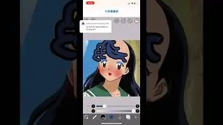 Curly Hair Outline Brush in IbisPaintX