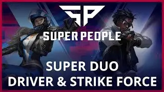 Strike Force with MP5 is to OP - SUPER PEOPLE Duo with Jagger #battleroyale #superpeople #gaming