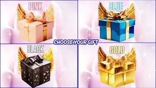 Choose Your Gift..! Pink, Blue, Black & Gold edition 4 giftbox challenge
