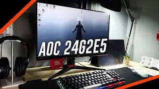Monitor Gaming and Editing murah bawah RM600 - Review AOC 24G2E5