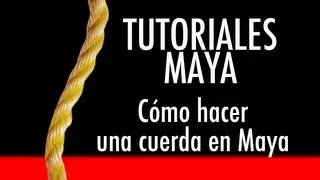 Cómo hacer una cuerda en Maya
