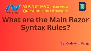 Main Razor Syntax Rules in ASP.NET MVC – Explained Simply