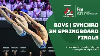 LIVE Finals: Boys 3m Springboard Synchro | World Junior Diving 2022