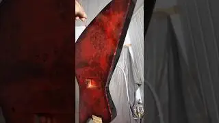 Покраска и лакировка моего кастом баса 