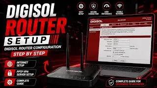 Digisol Wifi Router Configuration ⚡Digisol Router Setup Step by Step ⚡ISP Configuration setup