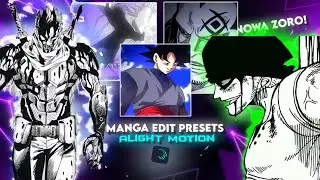 Manga edit presets alight motion xml film + song | saini13edits