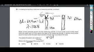 Calculating the frequency of a tuning fork using resonance tube... standing waves