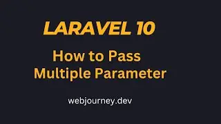 How to pass multiple parameter through route and url - WebJourney