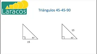 Lados de un triangulo 45-45-90: qué hacer cuando te dan los catetos o la hipotenusa