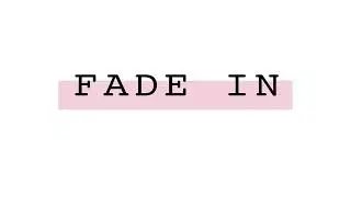 FADE IN: A Movie Company