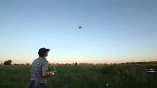 Walkera 350PRO, полет без подвеса