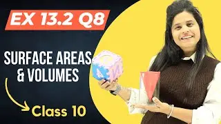 Ex 13.2 Q8 | Surface Areas & Volumes | Chapter 13 | Class 10 Maths | NCERT